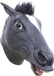 PROMO  MASCHERA CAVALLO NERO LATEX PROFESSIONALE