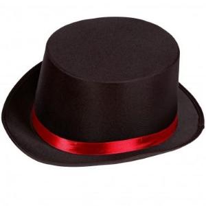 Cappello a Cilindro Nero 1 pz.