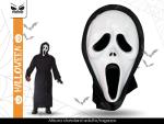 MASCHERA SCREAM PLASTICA C/CAPPUCCIO