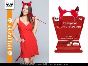 FORCONE DA DIAVOLO HALLOWEEN CARNEVALE