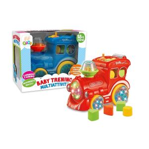 Home - gioca e impara - PRIMA INFANZIA - GOGO BABY TRENINO MULTIATTIVITA' 2  COL. - 078/67294 - TEOREMA 