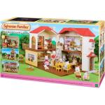 SYLVANIAN F. CASA DI CAMPAGNA CON TETTO ROSSO E LUCI