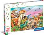 PUZZLE DA 104 SUPER NOLI LAND OF DINOSAURS 