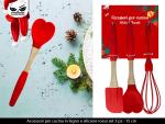 ACCESSORI X CUCINA SILICONE ROSSO 