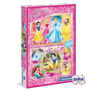 Home - Puzzle/cubi puzzle - GIOCHI DI SOCIETA' E PUZZLE - PROMO PUZZLE  2X60PZ PRINCESS - 071/07133 - CLEMENTONI 